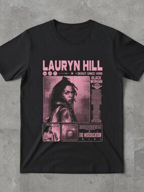 Lauryn Hill Graphic T-Shirt, Retro 90s Hip Hop Tee, The Miseducation Inspired